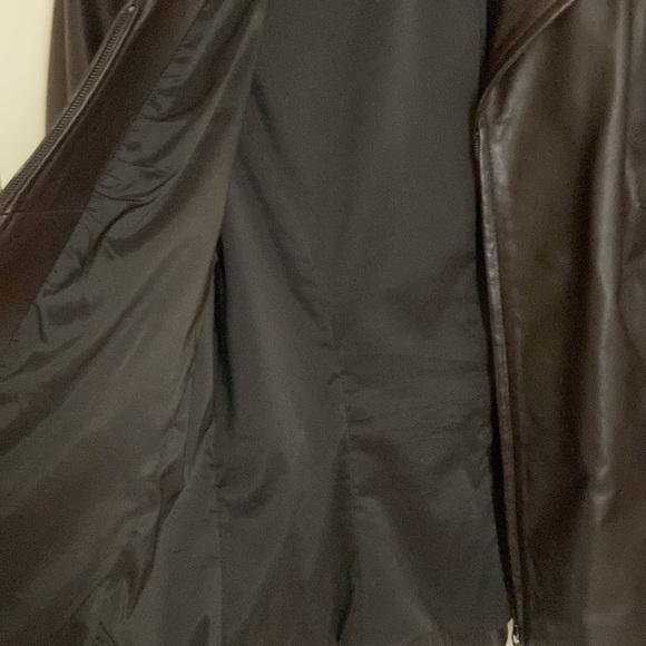 Danier brown leather blazer - Picture 9 of 10